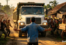  Larangan Dump Truck di Dusun Tawun Lamongan Picu Polemik, Kades dan Camat Turun Tangan