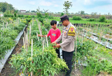 Bhabinkamtibmas Polsek Widodaren Sambangi Warga, Dorong Pemanfaatan Lahan untuk Ketahanan Pangan
