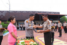 Upacara Kenaikan Pangkat Polres Ngawi Berlangsung Meriah dan Penuh Makna 