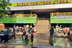 Atap Pasar Keputran Utara Bocor Rugikan Pedagang, PD Pasar Surya Janji Segera Perbaiki