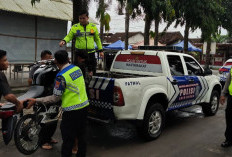 Berantas Balap Liar, Satlantas Polres Jember Amankan 110 Motor Berknalpot Brong