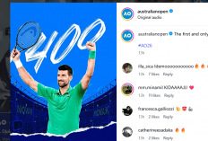 Djokovic Tembus 400 Kemenangan Grand Slam, Raja Australian Open Tak Terbendung