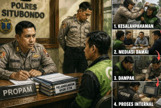 Oknum Polisi Situbondo Pemukul Ojol Diproses Propam Meski Kasus Berakhir Damai