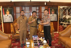 Kapolres Nganjuk Perkuat Sinergi Forkopimda Kunjungi Bupati dan Dandim 0810