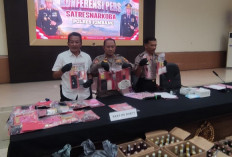Polres Jombang Ungkap 80 Kasus Narkoba, Sita 522 Gram Sabu dan 73 Ribu Pil Dobel L