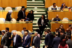 Delegasi Indonesia Bersama Puluhan Negara Tinggalkan Ruang Sidang PBB Saat Netanyahu Berpidato