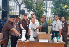 Kejari Kabupaten Pasuruan Musnahkan Sabu 1,3 Kg dan Barang Bukti Hasil Kejahatan