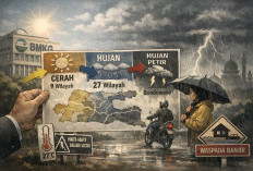 Prakiraan Cuaca Jatim 21 April 2026 Surabaya dan 27 Wilayah Hujan Ringan Satu Daerah Petir