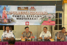 Kapolresta Sidoarjo Diskusi Bareng Warga Rangkah Kidul, Ajak Komitmen Jaga Kamtibmas
