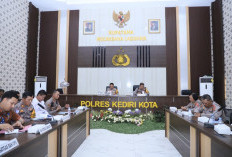 Latpraops Operasi Lilin Semeru 2025 di Kediri Kota Tekankan Evaluasi dan Sinergi Pengamanan