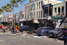 Ruko Nasi Tempong di San Antonio Meledak, 5 Orang Luka-Luka dan Puluhan Bangunan Rusak