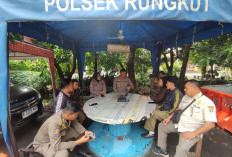 Polsek Rungkut Gandeng Kedai Merakyat Antisipasi Curanmor Lewat Cangkruk Kamtibmas