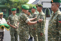 Kenaikan Pangkat 74 Personel Kodim Bojonegoro, Dandim: Semakin Tinggi Pangkat Tanggung Jawab Makin Berat
