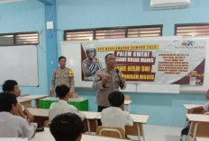 Bhabinkamtibmas Polsek Simokerto Sosialisasi Operasi Keselamatan 2026 di SMK ABI Surabaya