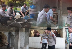 Antisipasi Penyebaran PMK, Kapolres Bojonegoro Turun Langsung Cek Kesehatan Ternak Sapi di Balen