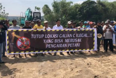 Petani Mojotamping Mojokerto Demo Tolak Galian C Ilegal, Ekskavator Dipaksa Keluar