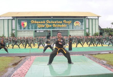 Tingkatkan Ketangkasan Prajurit, Kodim Bojonegoro Gelar Latihan Pencak Silat Militer