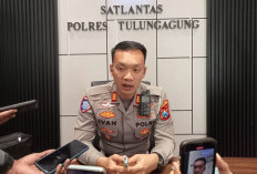 Satlantas Polres Tulungagung Tindak Tegas Pelanggar Rekayasa Lalin Penutupan Jembatan Gondang I