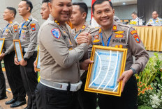 Rakor Lintas Sektoral Operasi Ketupat Semeru 2026, Kasatlantas Polres Kediri Kota Raih Penghargaan