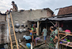 Diterjang Angin Puting Beliung, 16 Rumah Warga Desa Selomukti Situbondo Terdampak
