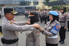 Setelah 33 Tahun Mengabdi, Polwan Kota Malang Naik Pangkat
