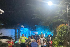 Satlantas Polres Pasuruan Gelar Patroli Sahur Sambil Gugah-Gugah Warga