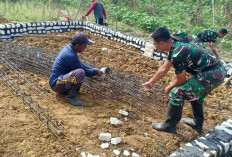 Satgas TMMD 127 Rangkai Besi Pilar RTLH Mandala