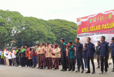 Pimpin Apel Gelar Pasukan, Walikota Bacakan Sambutan Kapolri