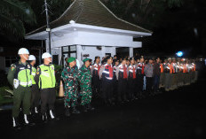 Jaga Kondusivitas, Tim Gabungan Polres Kediri Kota Sisir Titik Rawan Gangguan Kamtibmas