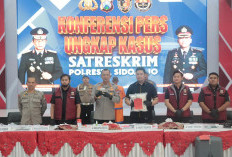 Polresta Sidoarjo Gagalkan Penyelundupan Benih Lobster ke Singapura