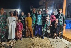 Haru Perpisahan Satgas TMMD 127 Kodim Sumenep dengan Warga Mandala