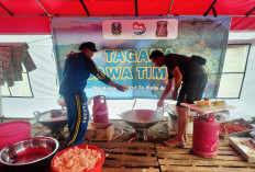 Layanan Dapur Umum Dinsos Jatim Tingkatkan Porsi Makanan Korban Bencana Alam Aceh