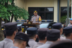 Polres Nganjuk Gelar Apel Kesiapan Pengamanan Malam Tahun Baru 2026, Ratusan Personel Disiagakan