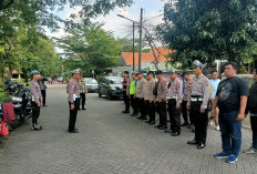 Kawal Aspirasi Pemuda Progresif, Polsek Gayungan Terjunkan Personel Gabungan Amankan Kantor BPTD Jatim