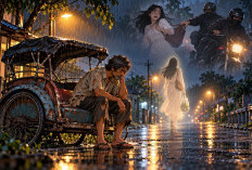 Becak Tua dan Cinta yang Tak Kembali (2): Jiwa yang Tertinggal di Malam Kelam