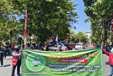 Ribuan Jukir Blokade Jalan Wali Kota Mustajab, Lalu Lintas Dialihkan