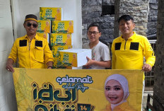 Teruskan Tradisi Sosial Keluarga, Adela dan Adiel Bagikan 5.000 Bingkisan Lebaran