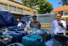 Polresta Banyuwangi Berantas Mafia BBM, 7 Tersangka dan Ratusan Liter Solar serta Pertalite Diamankan
