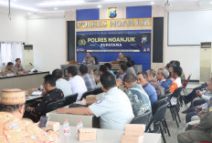 Rakor Lintas Sektoral Operasi Lilin Semeru 2025, Polres Nganjuk Matangkan Kesiapan Nataru