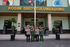 Kapolres Tulungagung Sambangi Kodim 0807, Perkuat Sinergitas TNI-Polri Jaga Wilayah Tetap Kondusif