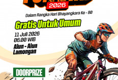 Polres Lamongan Gelar Fun Bike, Door Prize 2 Motor Listrik Menanti