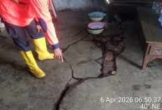 Cuaca Ekstrem Terjang Dampit, Satu Rumah Rusak Parah Akibat Puting Beliung dan Tanah Retak