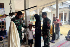 Satgas TMMD 127 Hadirkan Layanan Posyandu ILP, Balita dan Lansia Desa Mandala Terlayani