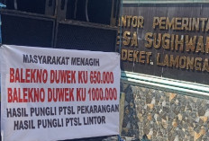 Warga Sugihwaras Lamongan Tuntut Pengembalian Rp279 Juta Sisa PTSL, Kades Walk Out
