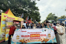 Kokola Group Konsisten Dampingi Mudik Gratis Jatim, Tebar Sharing Happylicious ke Ribuan Pemudik