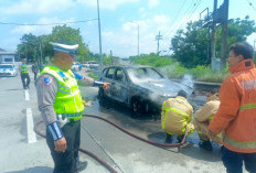 Mobil Terbakar di Exit Tol Belahanrejo Baru Dimiliki Sepekan Lalu, Ini Harga Belinya