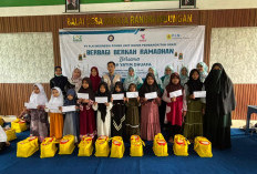 LAZ Annur Ajak PIKK UBP Grati Berbagi Berkah Ramadan Bersama 115 Anak Yatim dan Dhuafa di Desa Ranuklindungan