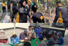 Satreskrim dan Satpolairud Polres Lamongan Bersihkan Telaga Bandung dan Serap Keluhan Nelayan
