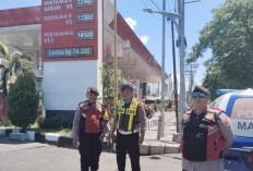 Antisipasi Gangguan Kamtibmas, Polsek Mulyorejo Intensifkan Patroli KRYD di SPBU Mulyosari