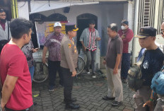 Pastikan Keamanan Infrastruktur, Kapolsek Sukomanunggal Tinjau Jembatan Simo Pomahan Jelang Renovasi Total